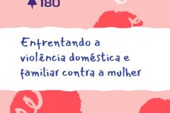 Violência doméstica e familiar é tema de cartilha distribuída pela Secretaria da Justiça