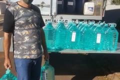 Secretaria da Justiça distribui álcool glicerinado 70% para 212 municípios da região Norte do Paraná