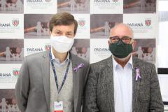 Secretário da Justiça, Família e Trabalho, Mauro Rockenbach, recebe visita do presidente do Grupo Paranaense de Comunicação
