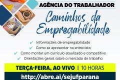 Agência do Trabalhador de Curitiba promove live sobre empregabilidade