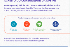 PROCON-PR participa de mutirão de serviços na Câmara Municipal de Curitiba