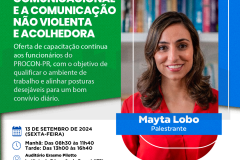 Procon-PR realiza evento sobre aprimoramento comunicacional e comunicação não violenta