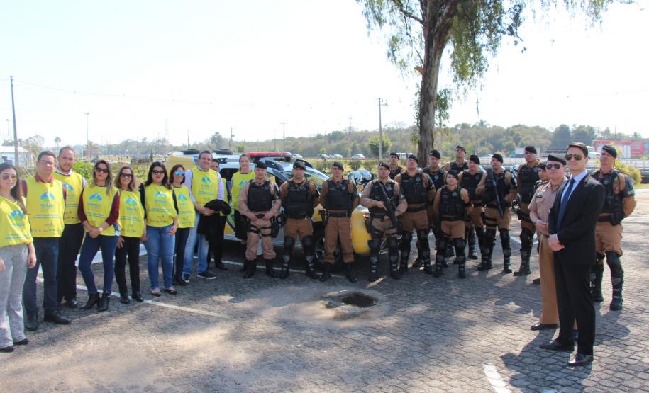 Força-Tarefa Infância Segura realiza ação de conscientização e prevenção em São José dos Pinhais