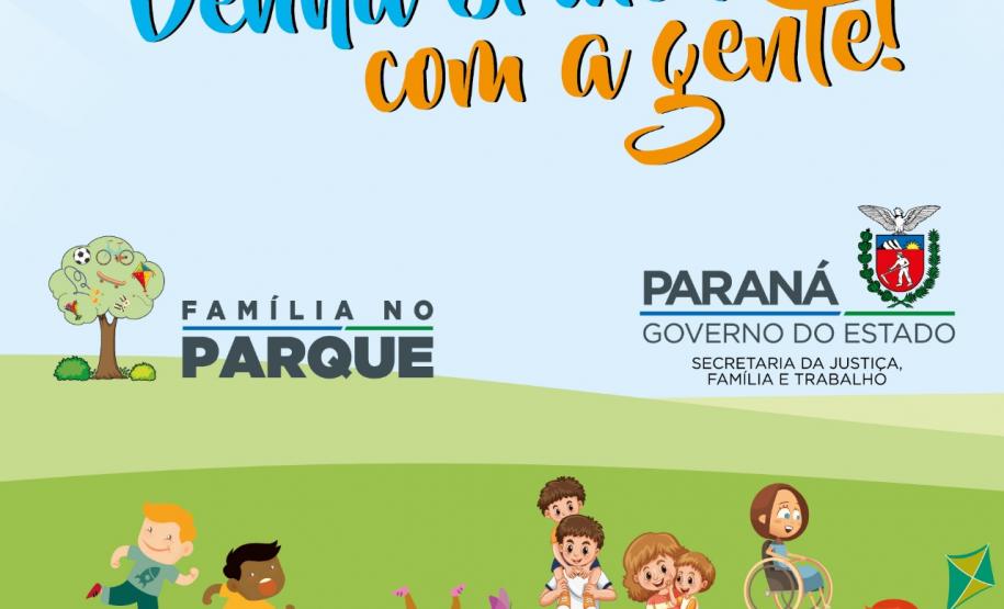 Desenho Família no Parque