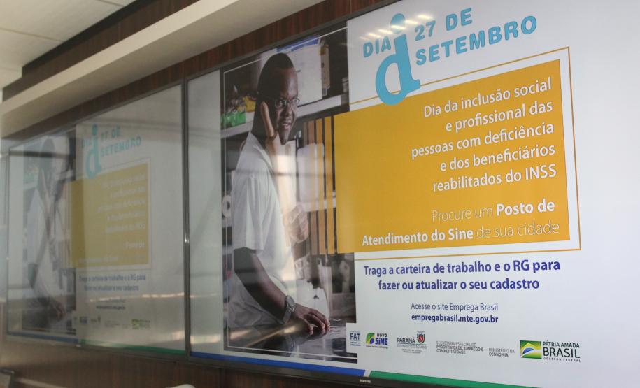 Agência do Trabalhador de Curitiba oferta 500 vagas para inclusão da pessoa com deficiência no mercado de trabalho