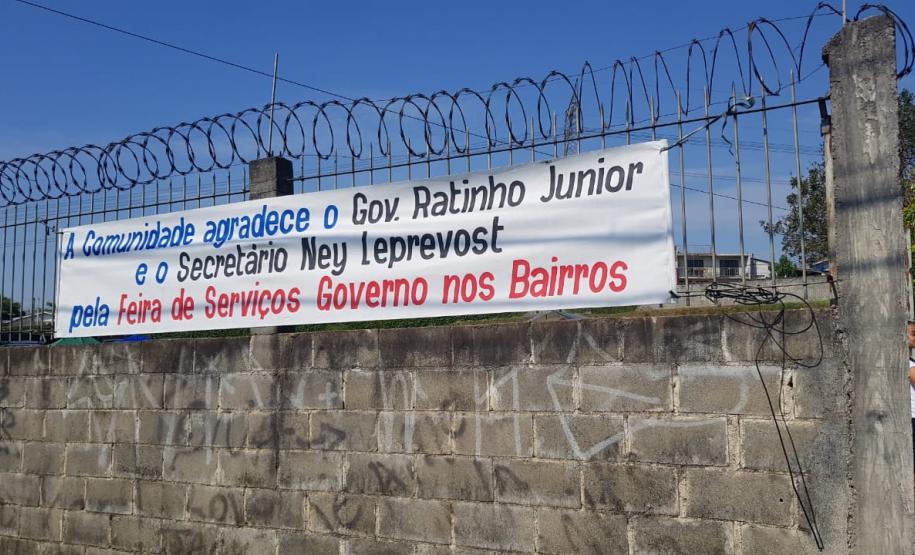 Governo nos Bairros atende moradores do Tatuquara