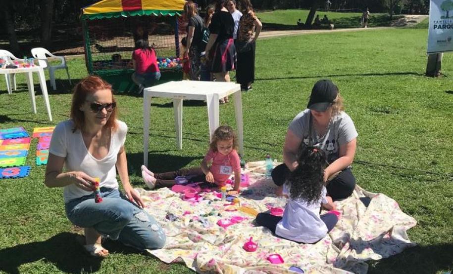 Familia no Parque Dia das Crianças
