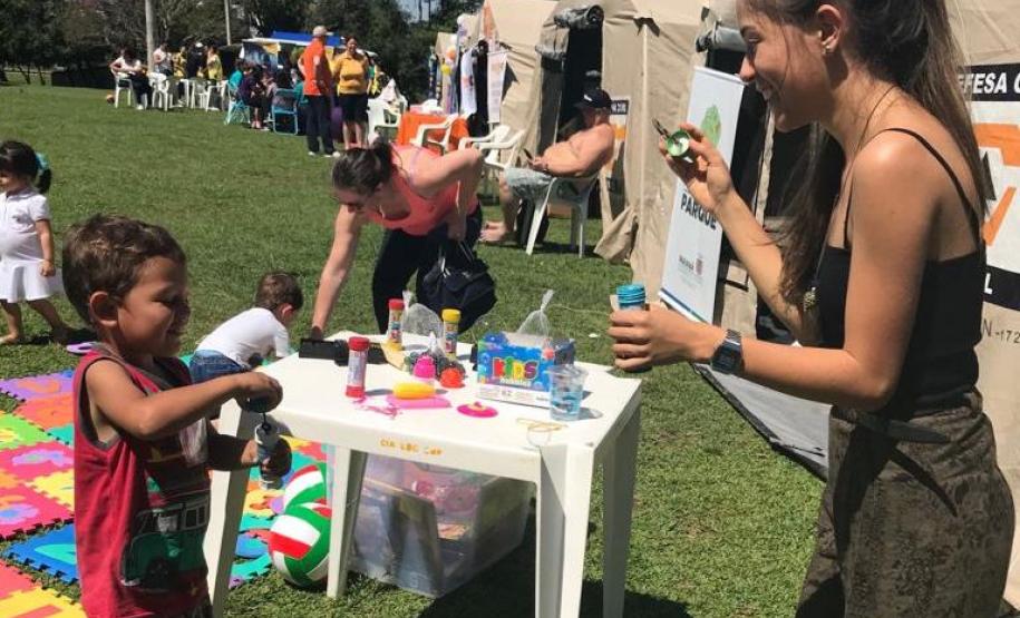Familia no Parque Dia das Crianças