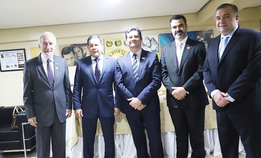 Em homenagem ao General Mourão, Ney Leprevost e Sérgio Moro defendem prisão em segunda instância