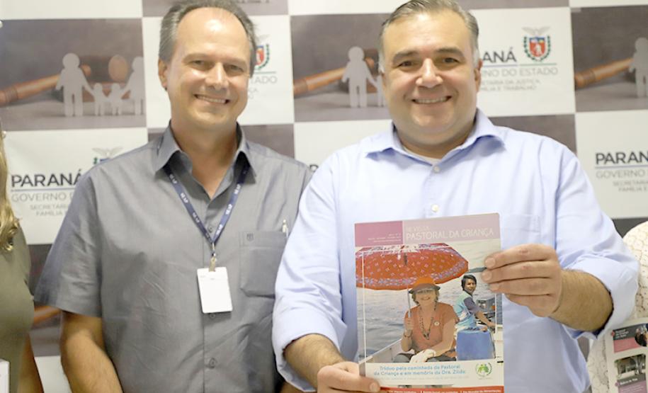 Ney Leprevost articula ações com a parceria da Pastoral da Criança Internacional