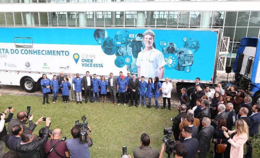 Carretas do Conhecimento estarão em 20 bairros de Curitiba em 2020, qualificando 1.100 profissionais