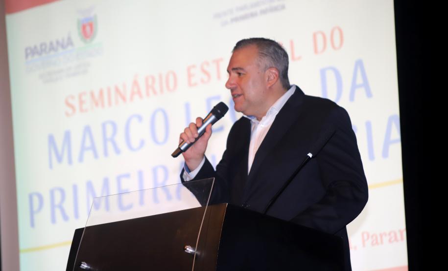 Ney Leprevost palestra no seminário “Marco Legal da Primeira Infância”