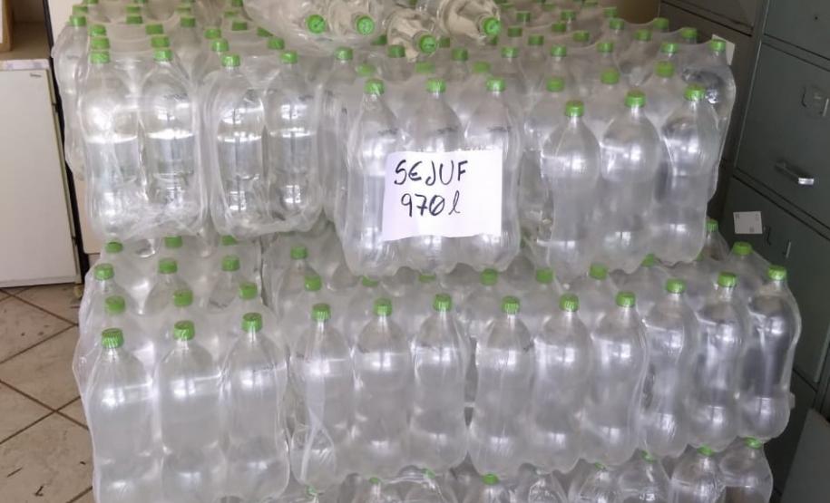 Governo entrega álcool líquido para 264 entidades que atendem idosos nos 399 municípios do Paraná