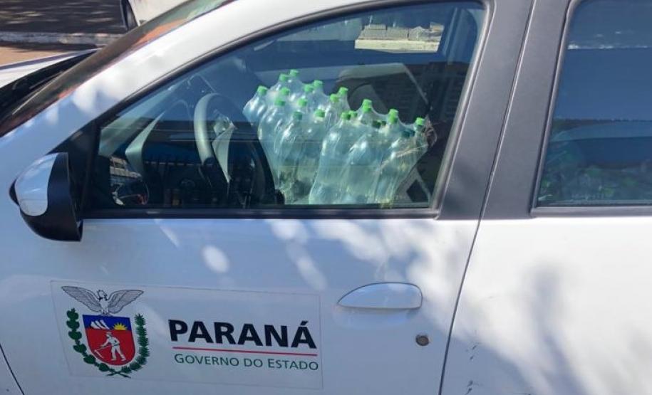 Governo entrega álcool líquido para 264 entidades que atendem idosos nos 399 municípios do Paraná