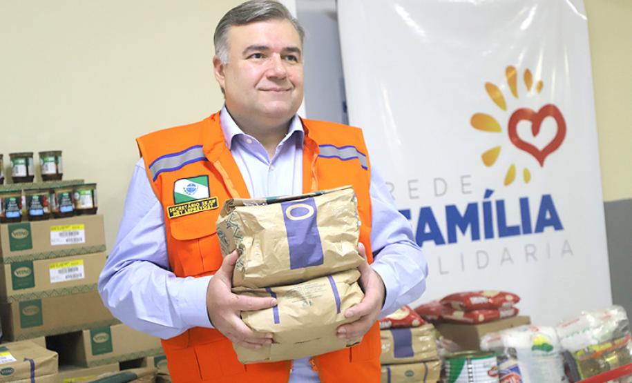 Doações destinadas a entidades sociais prioritárias começam a ser recebidas pela Rede Família Solidária