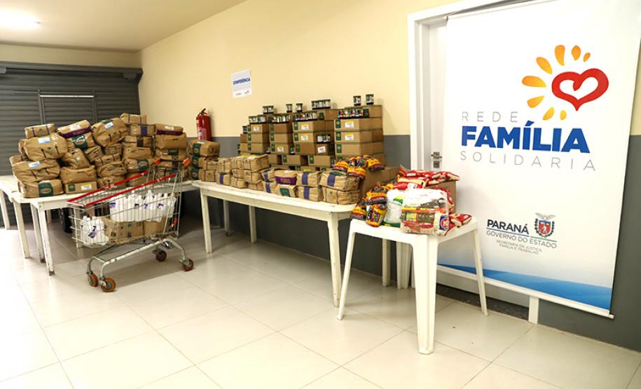 Doações destinadas a entidades sociais prioritárias começam a ser recebidas pela Rede Família Solidária