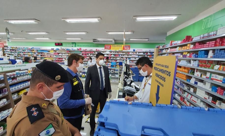 Secretaria da Justiça realiza nova operação para fiscalizar bancos, farmácias e distribuidoras de medicamentos