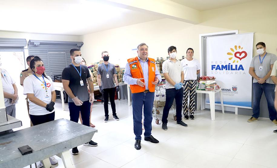 Doações destinadas a entidades sociais prioritárias começam a ser recebidas pela Rede Família Solidária