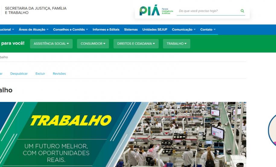 Agências do Trabalhador do Paraná agora presta atendimento também por chat online
