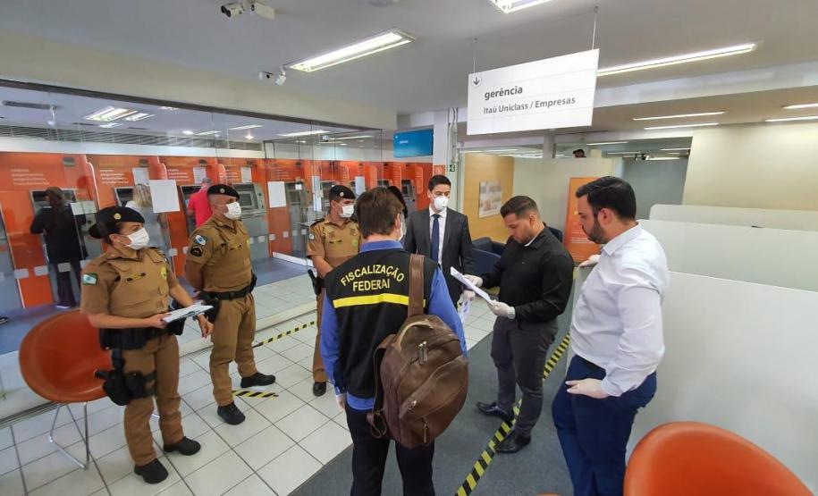 Secretaria da Justiça realiza nova operação para fiscalizar bancos, farmácias e distribuidoras de medicamentos