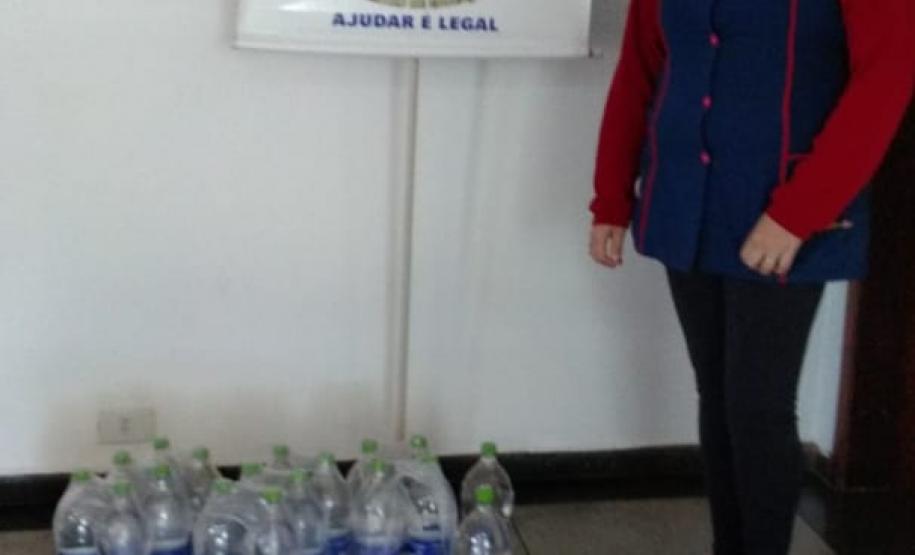 Secretaria da Justiça, Família e Trabalho entrega 9 mil litros de álcool 70% para instituições sociais