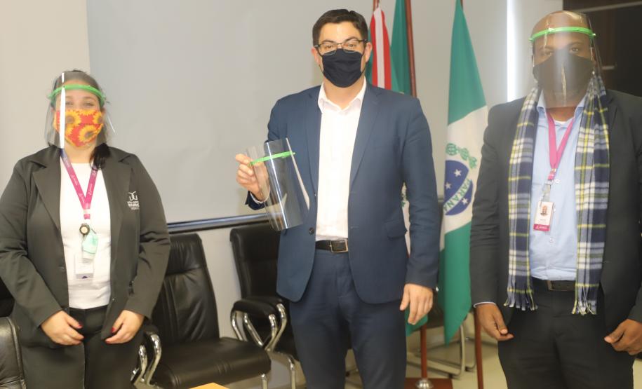 Secretaria da Justiça entrega máscaras protetoras ‘Face Shield’ para o Hospital Nossa das Graças