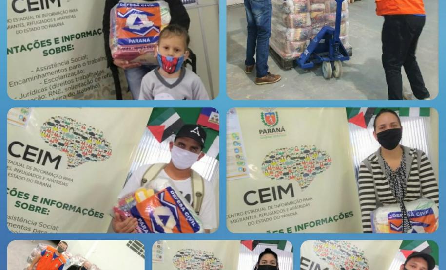 mil cestas para refugiados