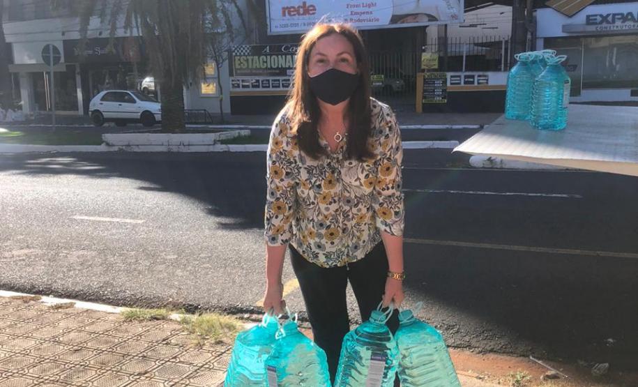 Secretaria da Justiça repassa mais 2,5 mil litros de álcool glicerinado 70% para entidades assistenciais