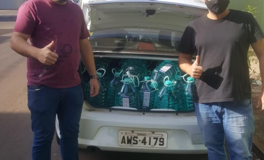 Secretaria da Justiça repassa mais 2,5 mil litros de álcool glicerinado 70% para entidades assistenciais