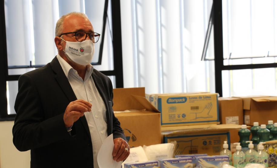 Equipamentos de Proteção Individual para atendimento emergencial nas áreas do idoso chegam em 155 municípios do Paraná