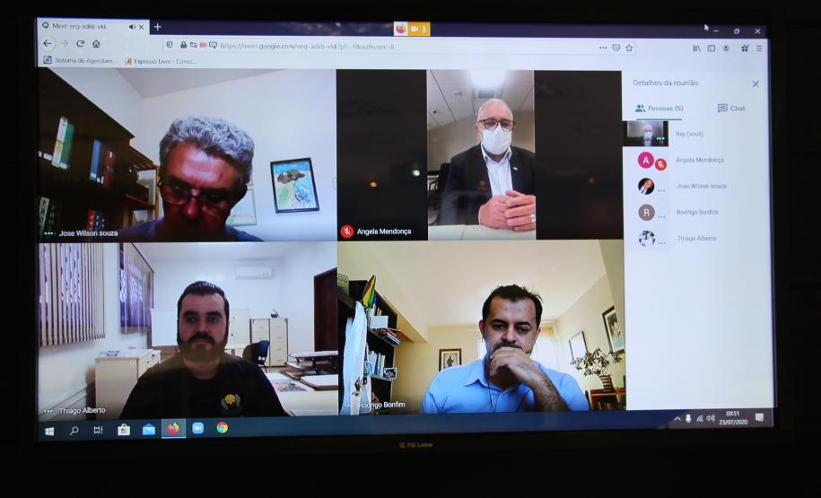 Visitas da semana na Secretaria da Justiça, Família e Trabalho