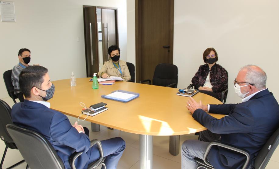 Visitas da semana na Secretaria da Justiça, Família e Trabalho