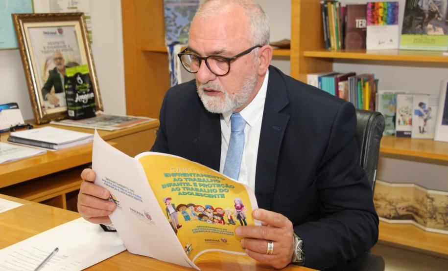 Secretaria da Justiça, Família e Trabalho apresenta Cartilha de Enfrentamento ao Trabalho Infantil e Proteção ao Trabalho do Adolescente