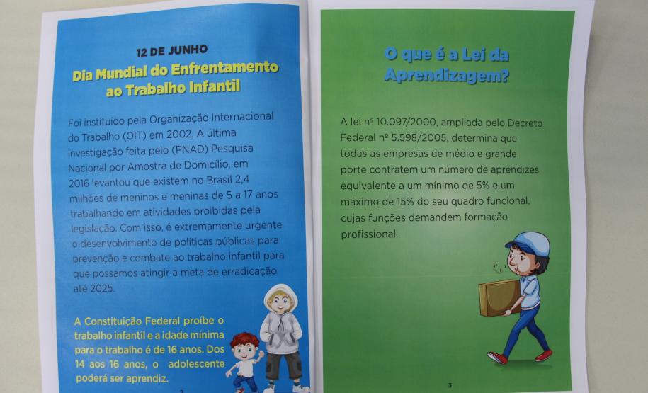 Secretaria da Justiça, Família e Trabalho apresenta Cartilha de Enfrentamento ao Trabalho Infantil e Proteção ao Trabalho do Adolescente