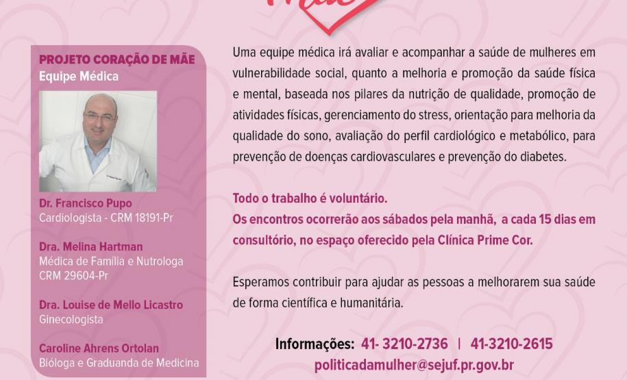 Parceria da Secretaria da Justiça, Família e Trabalho do Paraná proporciona atendimento médico para mulheres em vulnerabilidade