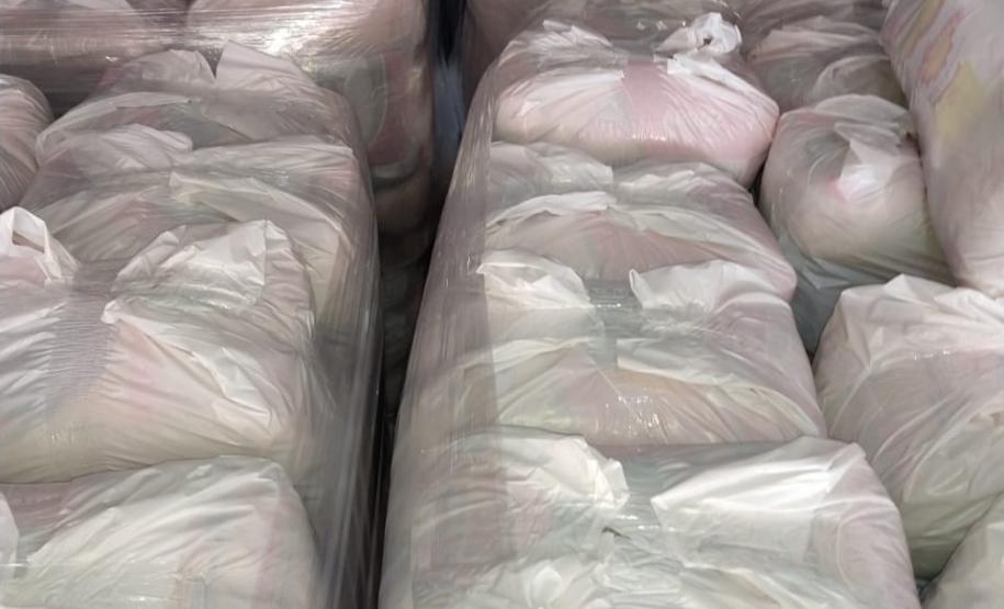 Secretaria da Justiça proporciona 50 mil cestas básicas para famílias de crianças indígenas, comunidades tradicionais e pessoas com deficiência em vulnerabilidade social