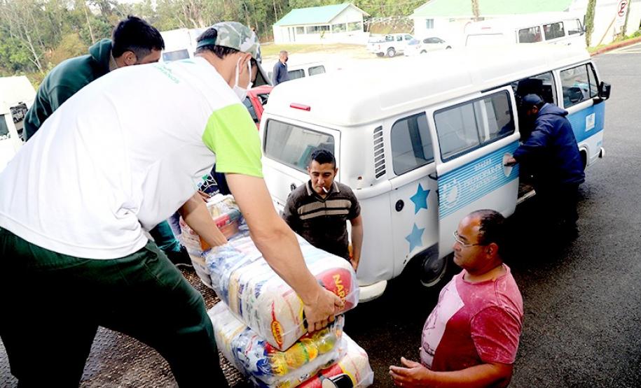 Secretaria da Justiça, Família e Trabalho distribui mais de 19 mil cestas básicas para famílias de crianças e adolescentes com deficiência e em situação de vulnerabilidade social