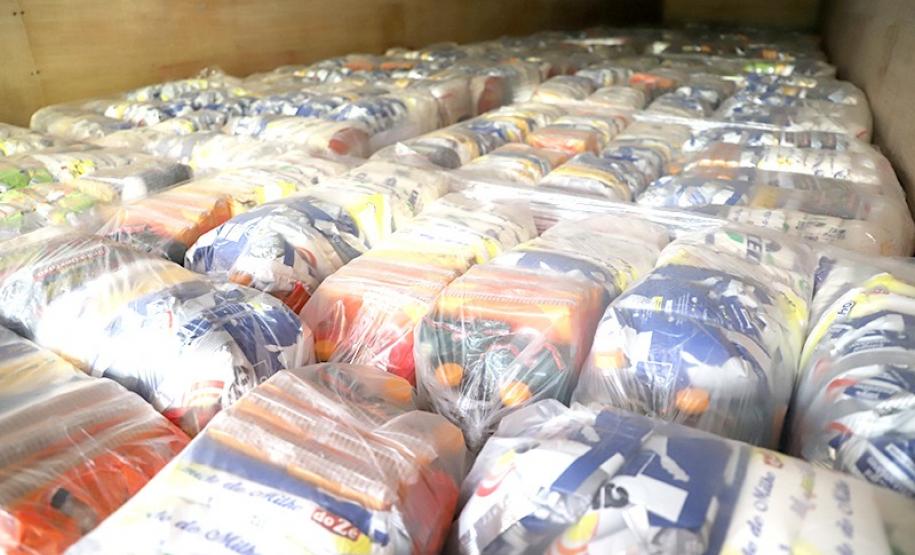 Secretaria da Justiça, Família e Trabalho distribui mais de 19 mil cestas básicas para famílias de crianças e adolescentes com deficiência e em situação de vulnerabilidade social