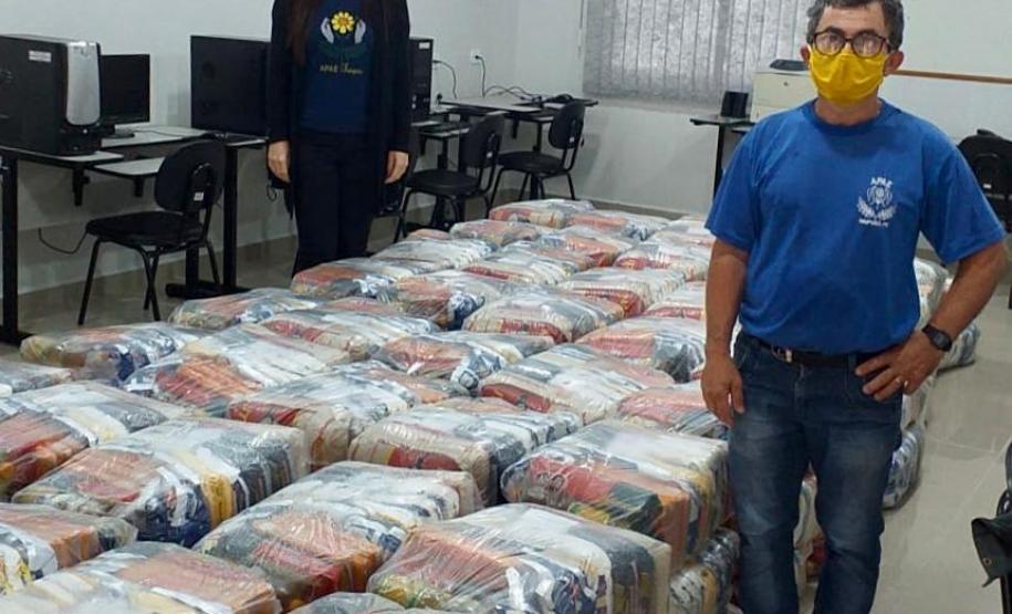 Secretaria da Justiça, Família e Trabalho distribui mais de 19 mil cestas básicas para famílias de crianças e adolescentes com deficiência e em situação de vulnerabilidade social