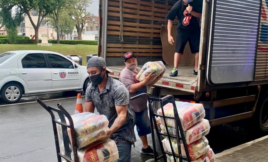 Secretaria da Justiça, Família e Trabalho distribui mais de 19 mil cestas básicas para famílias de crianças e adolescentes com deficiência e em situação de vulnerabilidade social