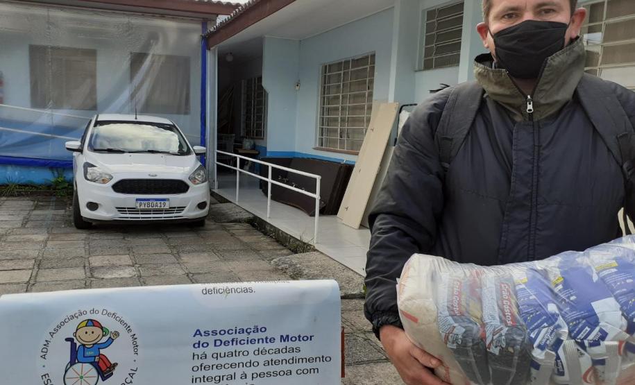 Secretaria da Justiça, Família e Trabalho distribui mais de 19 mil cestas básicas para famílias de crianças e adolescentes com deficiência e em situação de vulnerabilidade social