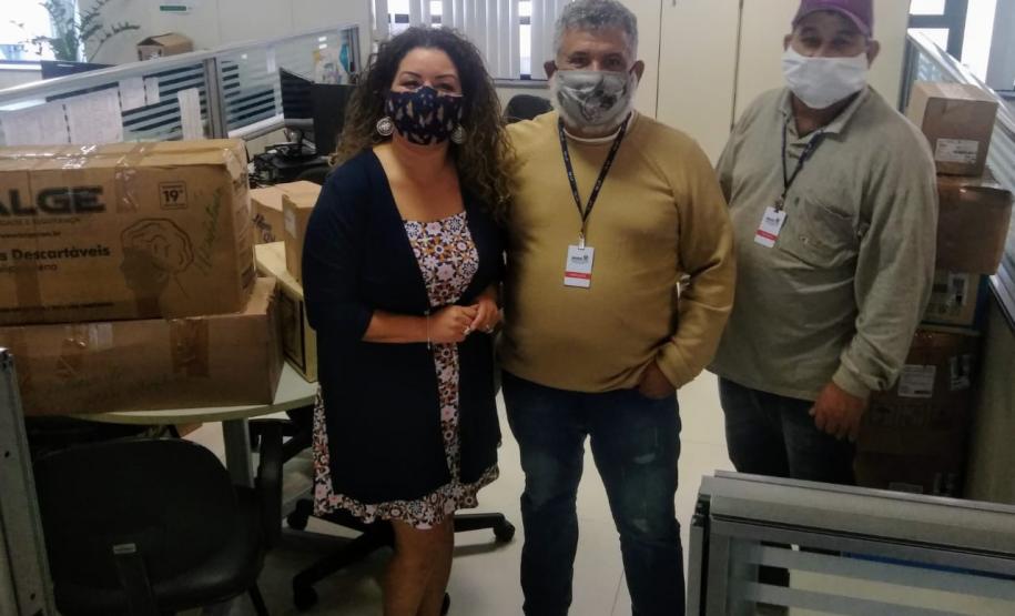 Equipamentos de Proteção Individual para atendimento emergencial nas áreas do idoso chegam em 155 municípios do Paraná