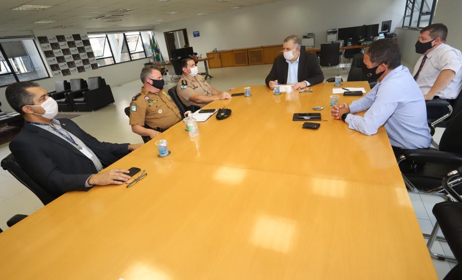 Secretaria da Justiça, Família e Trabalho alinha parceria com o Batalhão de Patrulha Escolar da Polícia Militar do Paraná para desenvolver ações na área da criança e do adolescente