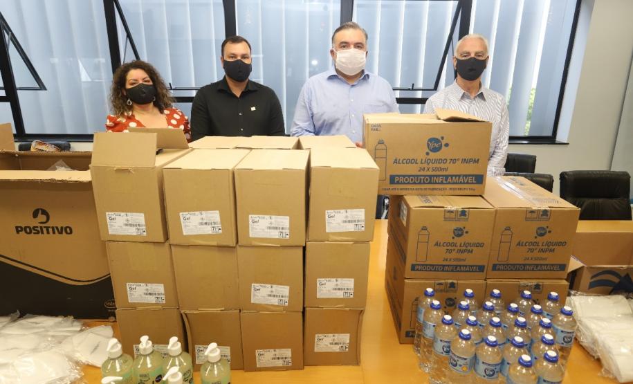 Secretaria de Justiça do Governo do Paraná entrega mais de 104 mil equipamentos para instituições que atendem idosos em 96 municípios