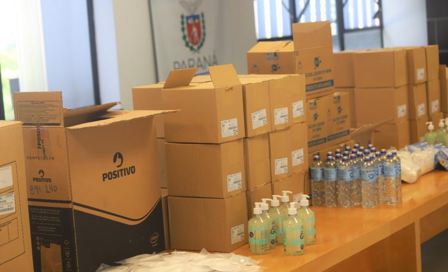Secretaria de Justiça do Governo do Paraná entrega mais de 104 mil equipamentos para instituições que atendem idosos em 96 municípios