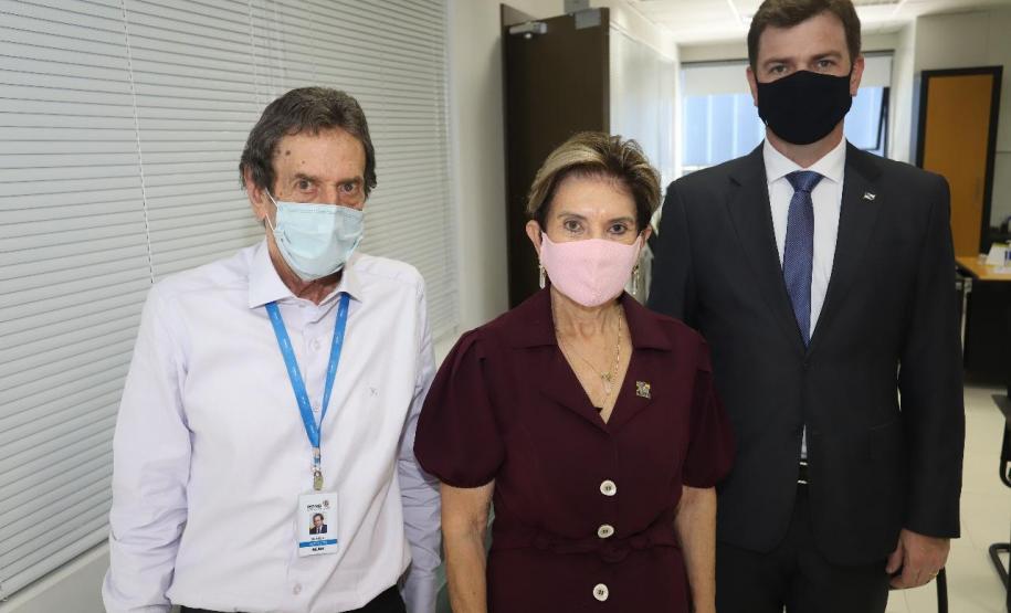 Prefeita de Ponta Grossa visita Secretaria de Justiça, Família e Trabalho