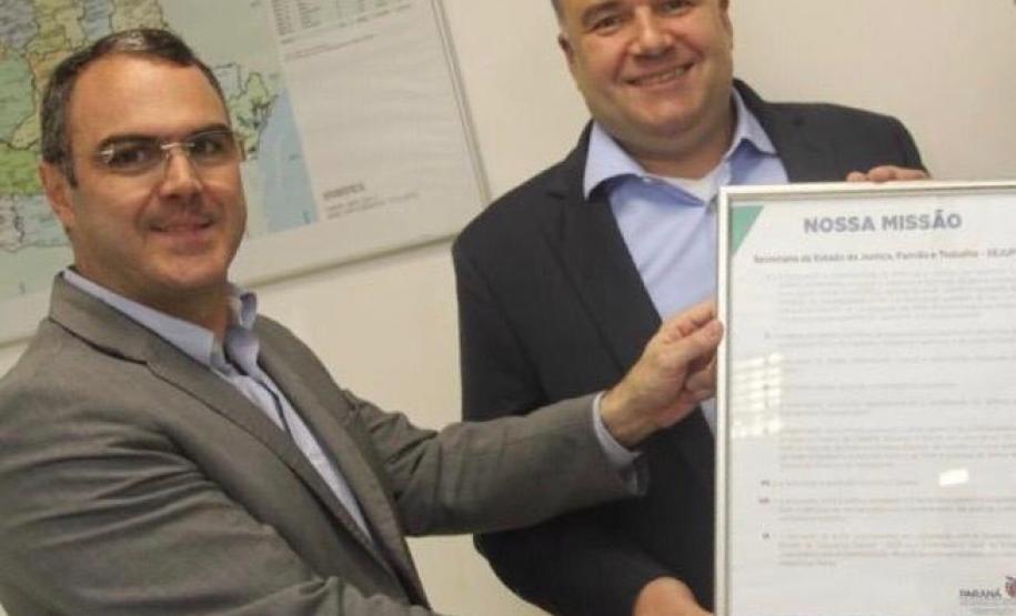 Secretário Ney Leprevost empossa coordenador geral de Gestão e novo diretor de Justiça