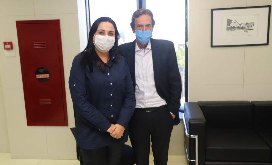 Secretaria de Justiça, Família e Trabalho recebe a visita do prefeito de Londrina e da prefeita de São Mateus do Sul