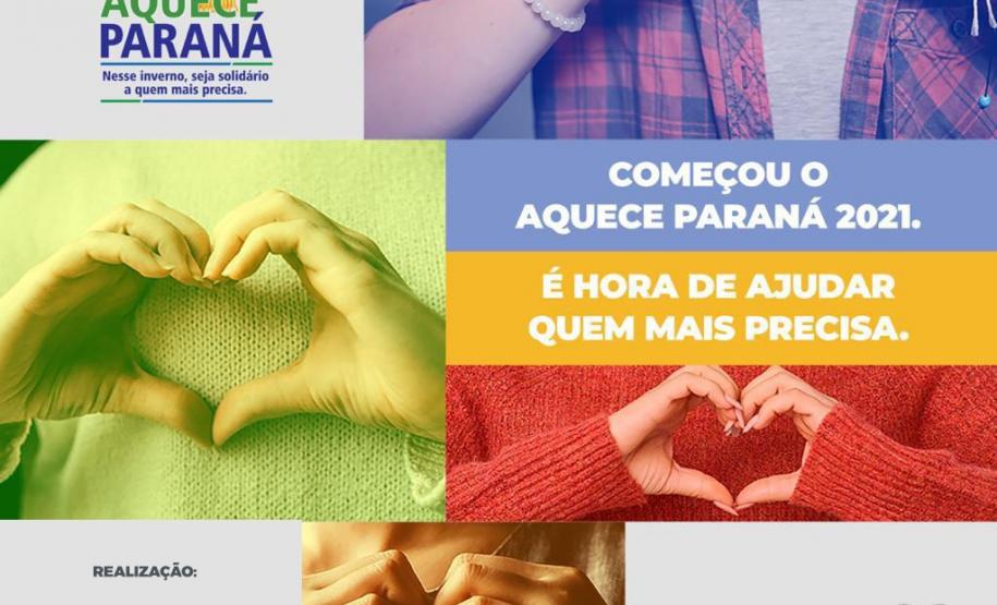 Acontece nesta sexta-feira a 2ª edição do drive-thru para a Campanha Aquece Paraná no Teatro Guaíra, em Curitiba