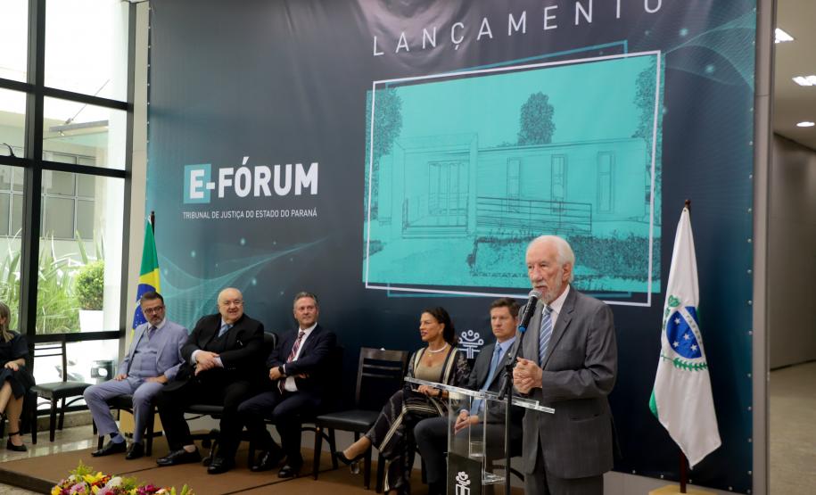 Santin Roveda participa do lançamento do E-Fórum pelo TJPR